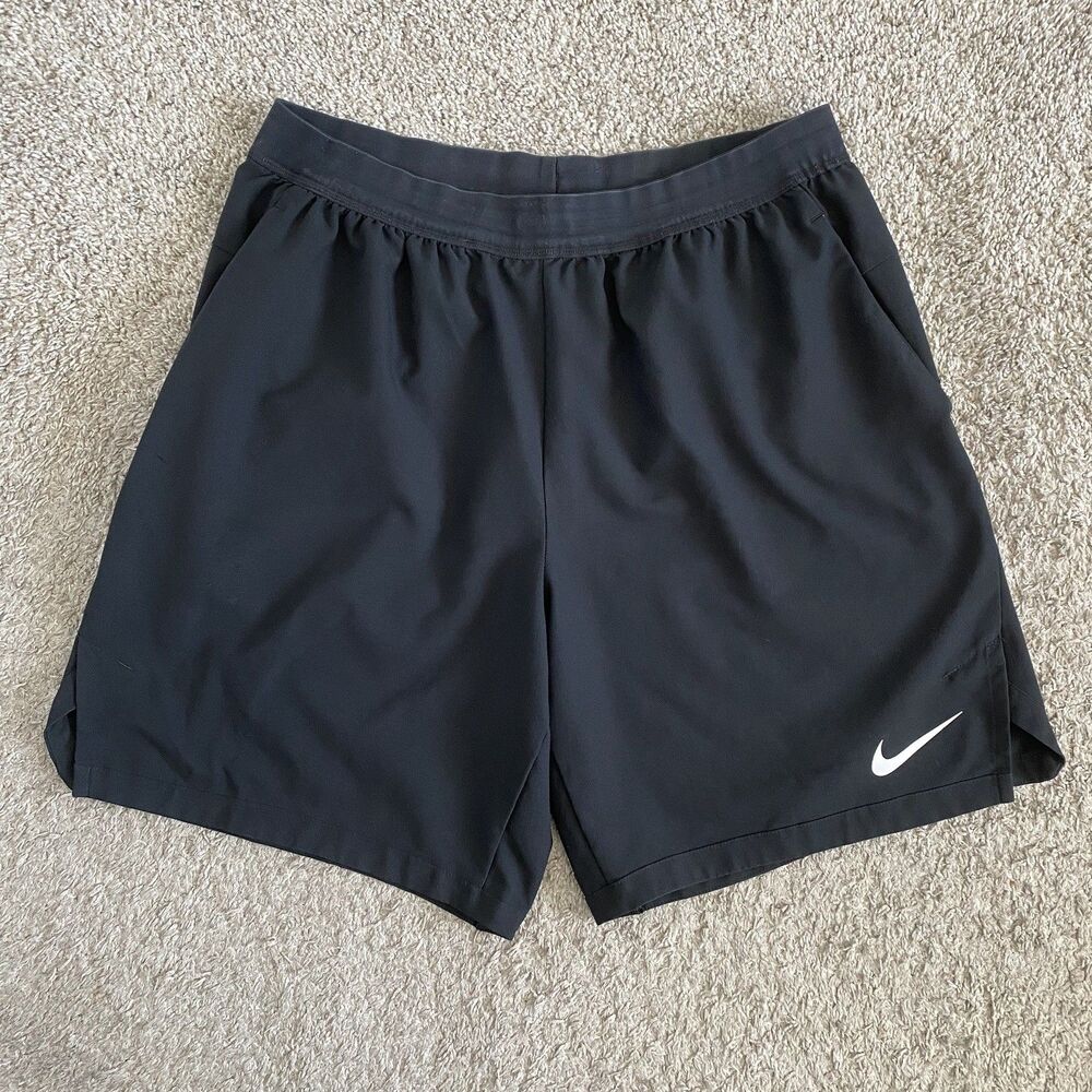 Nike Running Dri Fit Athletic Short Size XL Black  Casual Performance